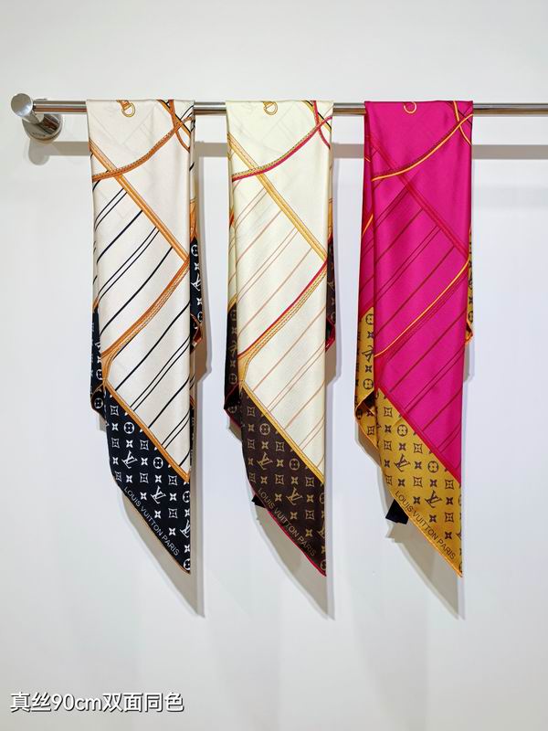 LV silk scarf 90X90cm E0508199